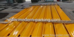 Steel supporting side beams for car carrier plate