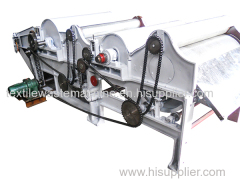 Double rollers textile waste opening machine