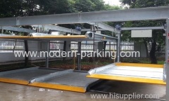 Multi-layer lift-sliding automated mechanical parking system