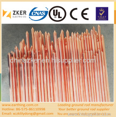 copper clad steel taper grounding rod