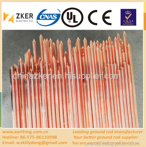 copper clad steel taper grounding rod