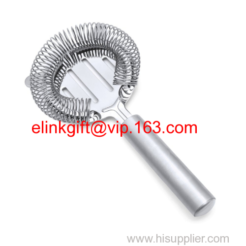 professional bar tooling stainless steel cocktail strainer