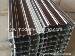 Waved zinc plated steel plate for car parking