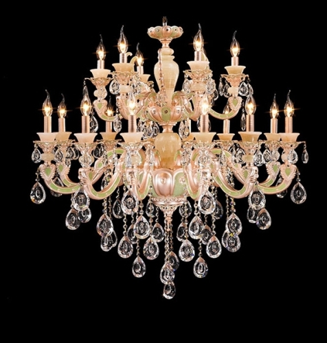 Colorful Modern Design Larger Crystal Chandelier Lighting