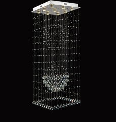 Double Bubble K9 Crystal Indoor Ceiling Lighting