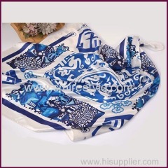 Latest Design Silk Scarf 90*90 for Lady