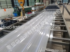 Fully automatic fiberglass roofing sheet making machine