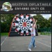 Inflatable foot darts board for sale