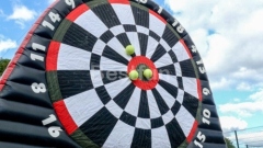 Inflatable Soccer Dart Game