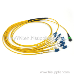 12 Fibers MPO-LC/UPC MM Fiber Optic Patch cord