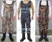 Camo neoprene chest fishing wader -015