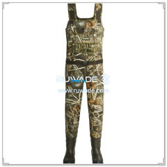 Men camo neoprene chest fly fishing wader