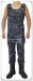 Camo neoprene chest fishing wader -015