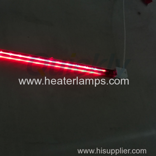 quartz tube infrared ruby lamps 1200w
