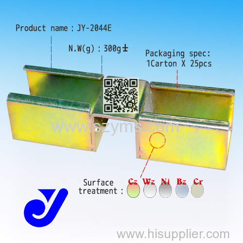 roller track metal joint|Anti-rust slide joint|roller track connecter