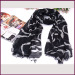 Hot Selling 2017 Colorful Fashionable Polyester Printed Voile Scarf for Women