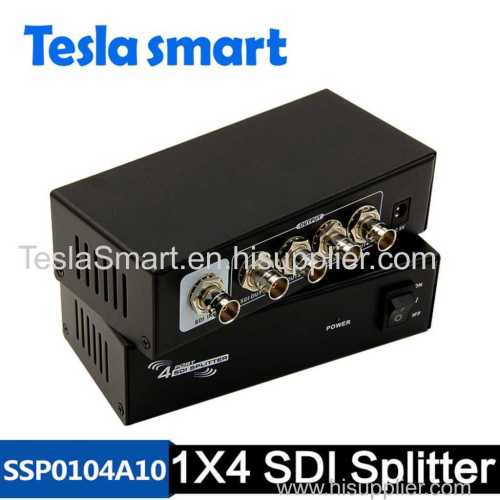 Best Sell MINI 1080p 4 port 3G SDI Video Splitter Distributor 1x4