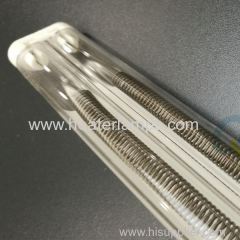 medium wave quartz heater for textile dyeing