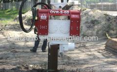 Vibro hammer OVR excavator mounted