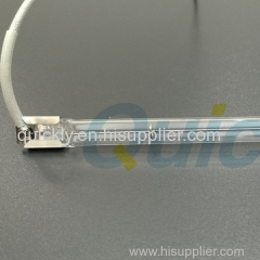 Transparent single tube IR heater