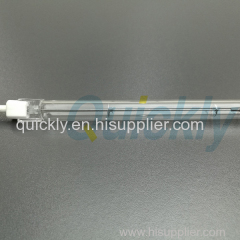 Transparent quartz shortwave infrared lamps