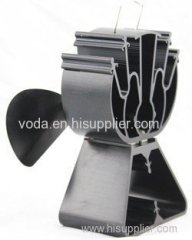 New designed 2 Blades Heat Powered Stove Fan for Wood / Log Burner/Fireplace - Eco Friendly