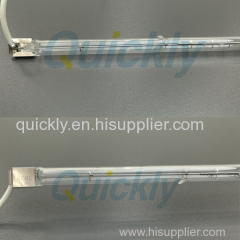 Transparent no reflector IR heating tube