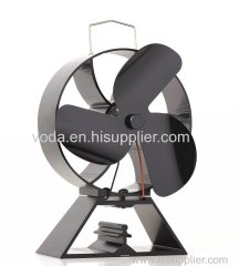 Eco-friendly Heat Powered Stove Fan Top Quality Wood Burning Fireplace Fan