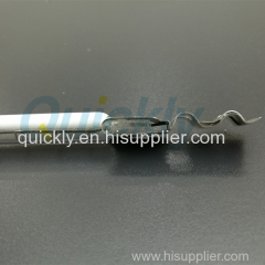 Quartz tubular heating shortwave IR emitter