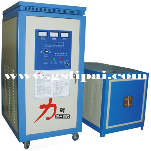 Induction forging machine for bolts bending