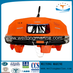 Marine Solas Inflatable Life Raft Self-righting Throwing-Over Board Liferaft Davit-launched liferaft