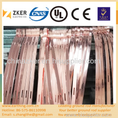 customized copper clad flat bar