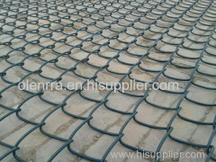 hot dip galvanized top barbed wire used chain link fence