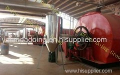 6/8/10T capacity waste tyre pyrolysis plant