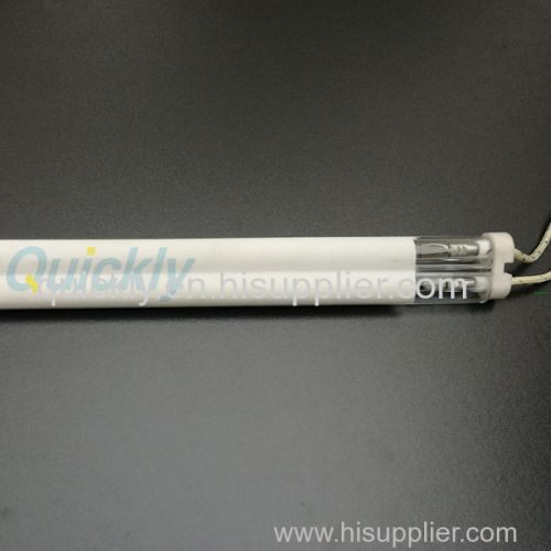 Medium wave quartz infrared emitter for painting