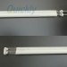 White reflector double infrared heater lamps