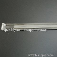 Quartz heating element twin tube IR emitter