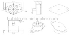 One-Way Direction Rotary Damper For Coffee Machines Cover