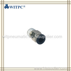 PC Series Male Straight Plastic Fitting