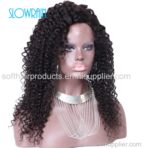 8A Brazilian Kinky Curly Wig Kinky Curly Full Lace Human Hair Wigs Human Curly Lace Front wig