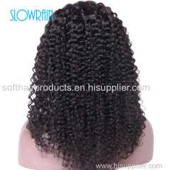 8A Brazilian Kinky Curly Wig Kinky Curly Full Lace Human Hair Wigs Human Curly Lace Front wig