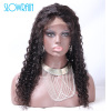 Silk top curly full lace human hair wig for fashion women silk base kinky curly lace front wig 130 hair density