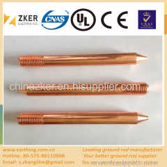 pure copper clad ground rod