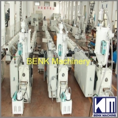 high speed PE pipe production line