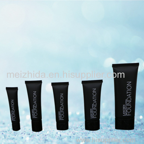 OEM High quanlity foundation cream tube plastic oval flat tube packaging cosmetic tube series