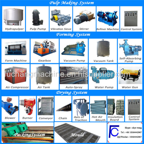 Waste Paper Pulp Moulding Machine Egg Tray Machine