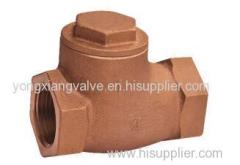 THREADED BRONZE CHECK VALVE