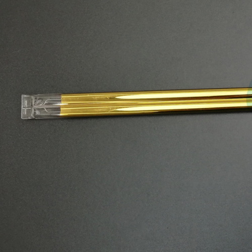 gold coating quartz tube heater