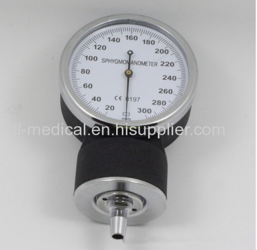 Medical portable aneroid sphygmomanometer with stethoscope