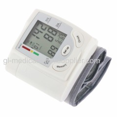 Wrist type Electronic watch blood pressure monitor